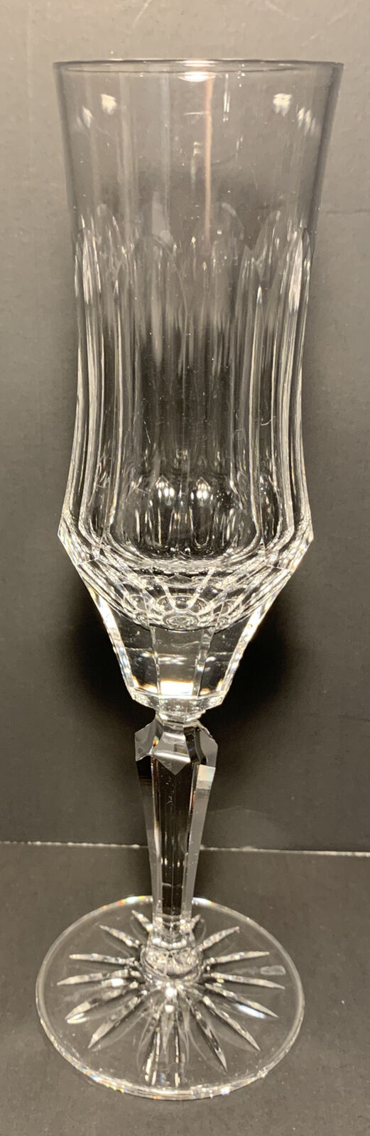 Galway Crystal Old Galway Pattern ( Star Cut Foot) Champagne Flute