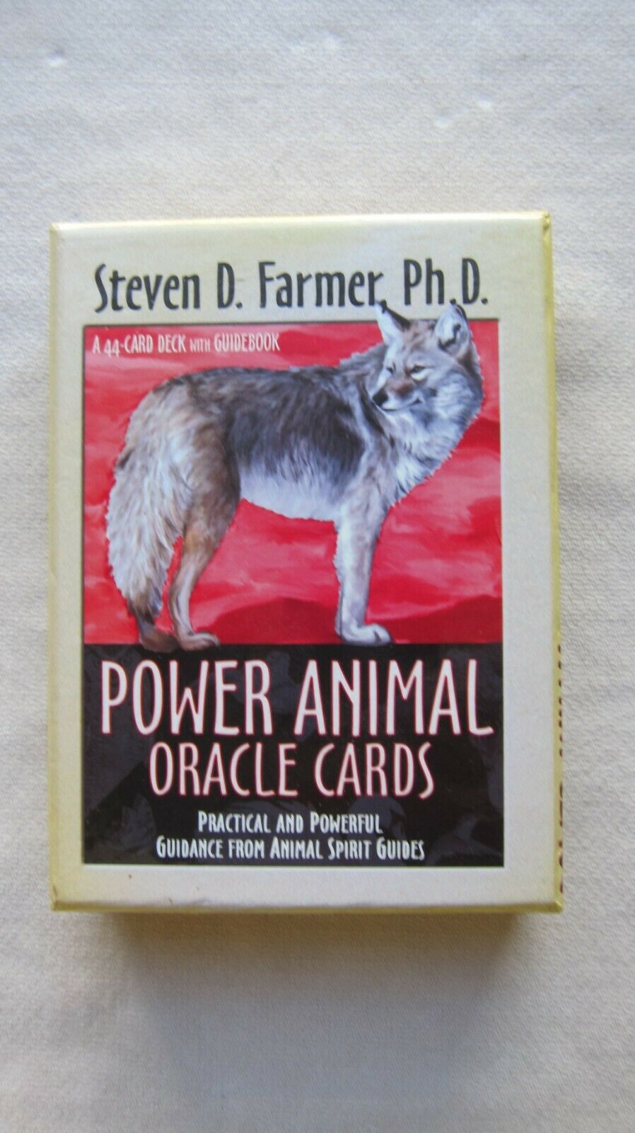 Used Steven D. Farmer Power Animals Oracle Cards Vgc