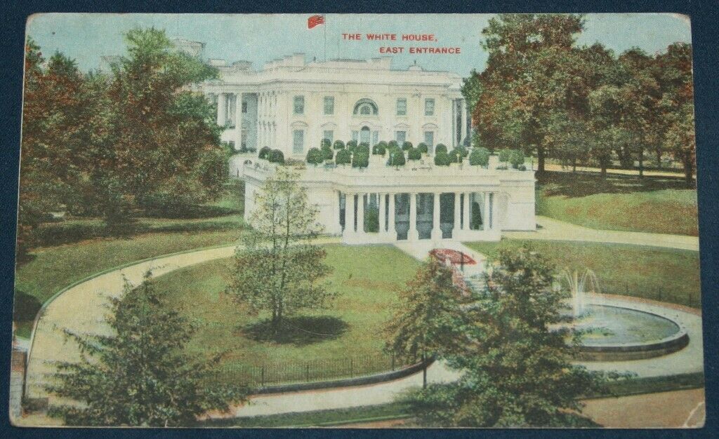 The White House, East Entrance, Washington, Dc Postcard