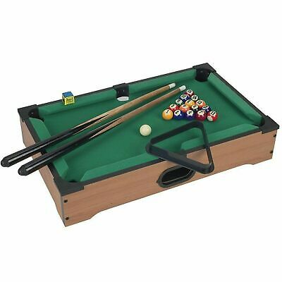 Mini Table Top Pool Table And Accessories 20 X 12 X 3.5 Inches Kids Games
