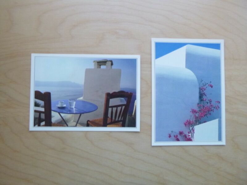 Lot Of 2 Greek Postcards, Dimitri Haytalis,  Architectural Details