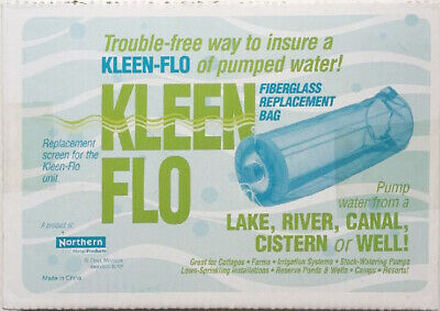 Kleen Flo Replacement Filter Screen Bag Sprinklers Lake Pump Fountain Irrigation