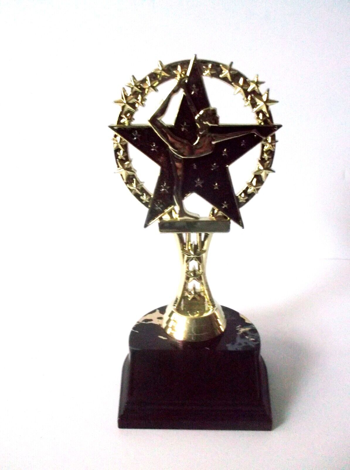Gymnastics Award Trophy  7" Tall   *no Name Plate Add Your Own *