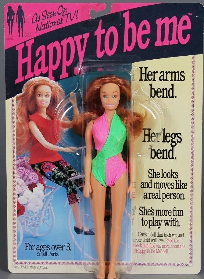 1991 Happy To Be Me Fashion Doll W/ Real Women Proportions