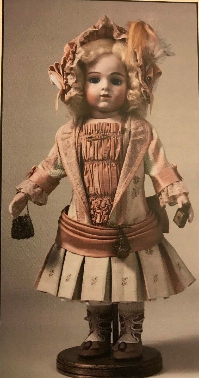 17" Antique  French Bebe  Bru Jne 8 Jumeau  Doll Dress  Underwear Hat Pattern