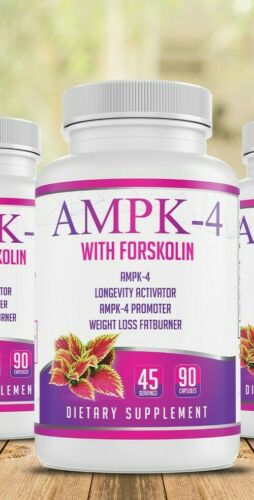 Ampk-4 Activator 90 Capsules Boost Energy Longevity Diet Forskolin Berberine Pk