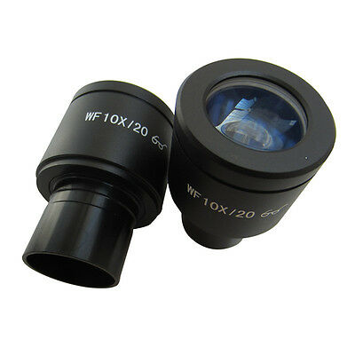 Wf10x/20mm High Eyepoint Wide Angle Biological Microscope Eyepiece Lens 23.2mm