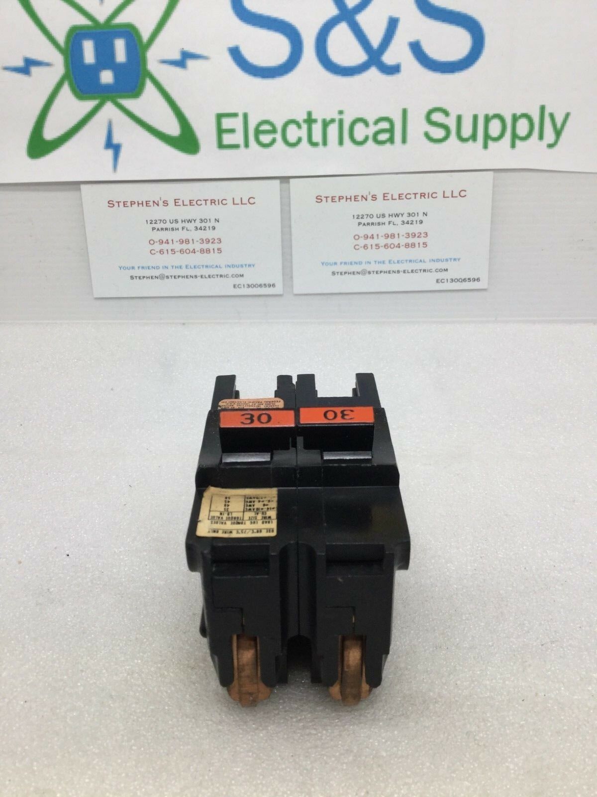 Fpe Federal Pacific Stab-lok Na Na230 30-amp 2-pole 30a 2p Circuit Breaker Thick
