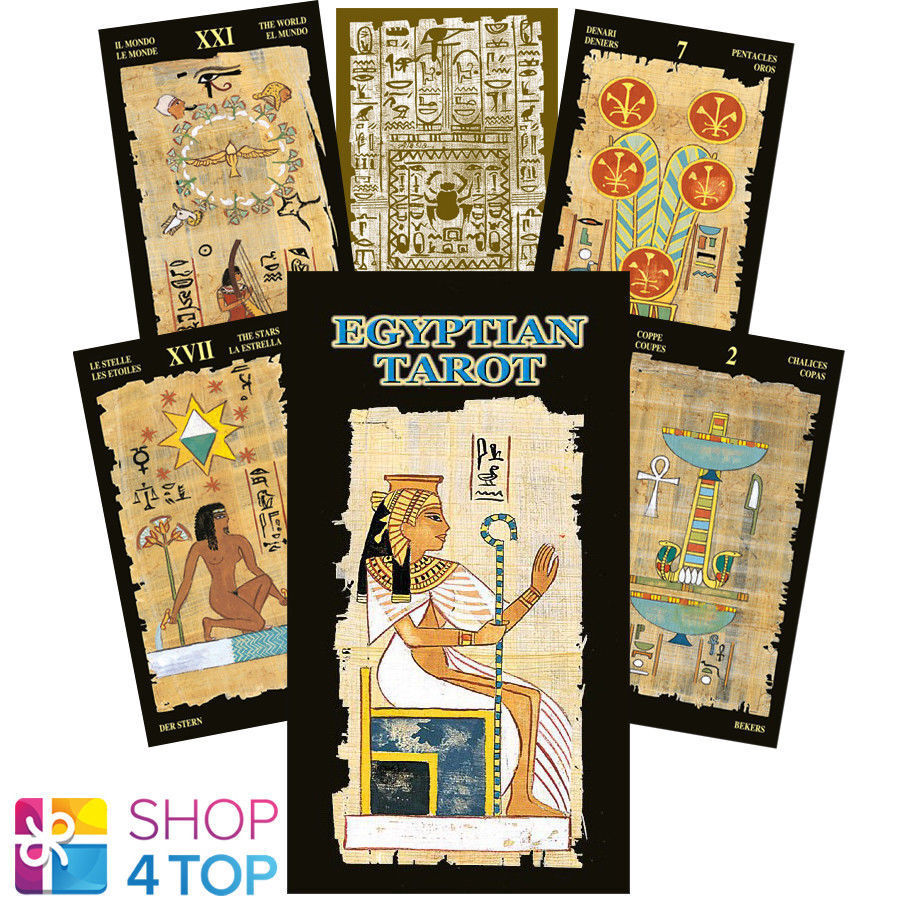 Egyptian Tarot Deck Cards Alasia Esoteric Fortune Telling Lo Scarabeo New