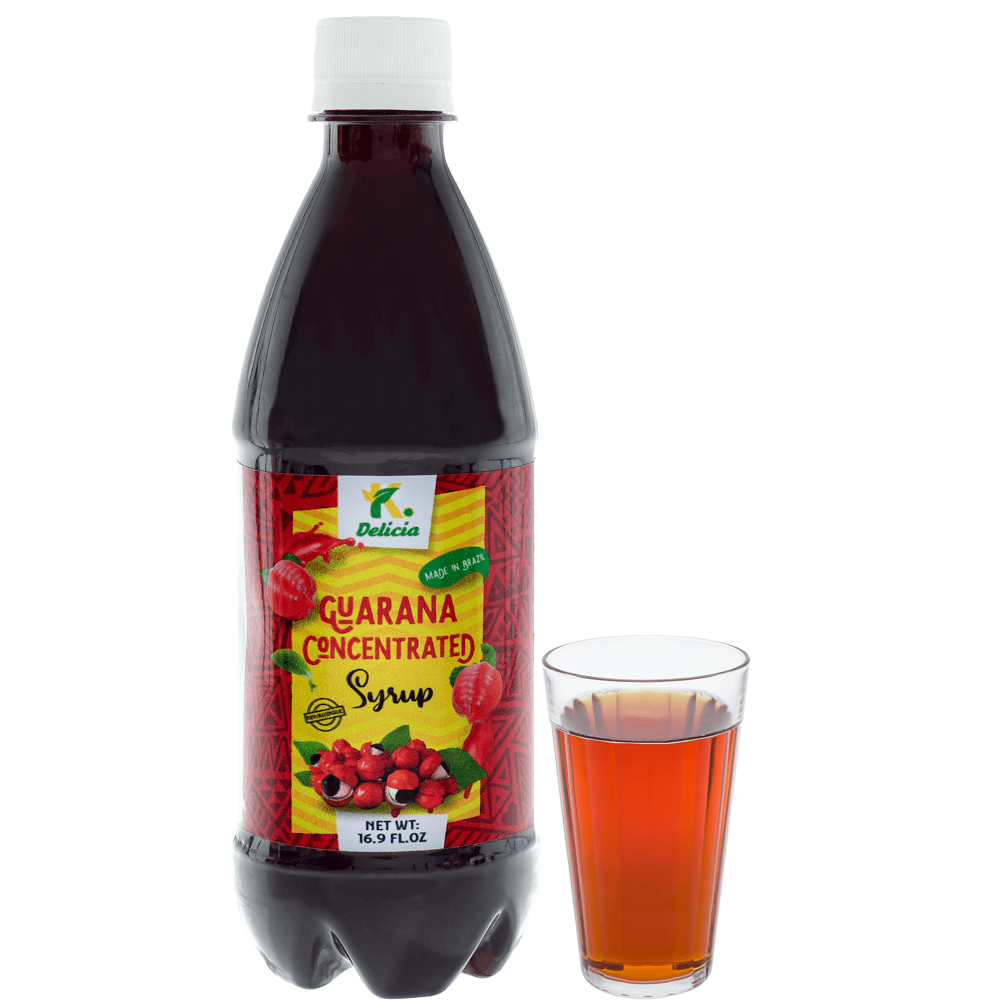 K Delicia Guarana Super Concentrated Syrup - Brazilian Xarope Da Guarana  Bottle