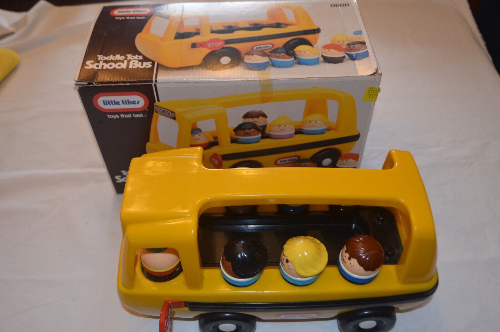 Little Tikes Toddle Tots School Bus Ages 1-5 0800 With Box 1988 Complete Vintage
