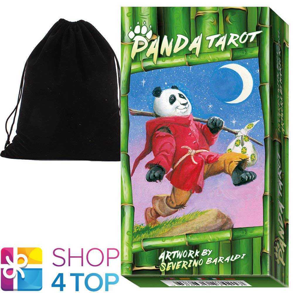 Panda Tarot Deck Cards Lo Scarabeo Baraldi Esoteric Telling With Velvet Bag New