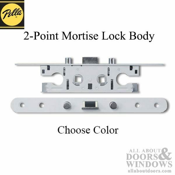 Pella 305013 Storm Door 2-bolt Mortise Lock, Choose Color