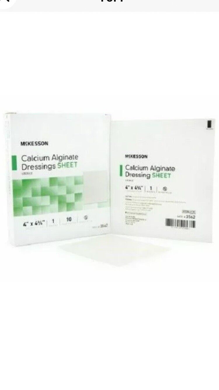 Mckesson #3562 Calcium Alginate Dressing - Box Of 10 - Free Shipping:  $24.95
