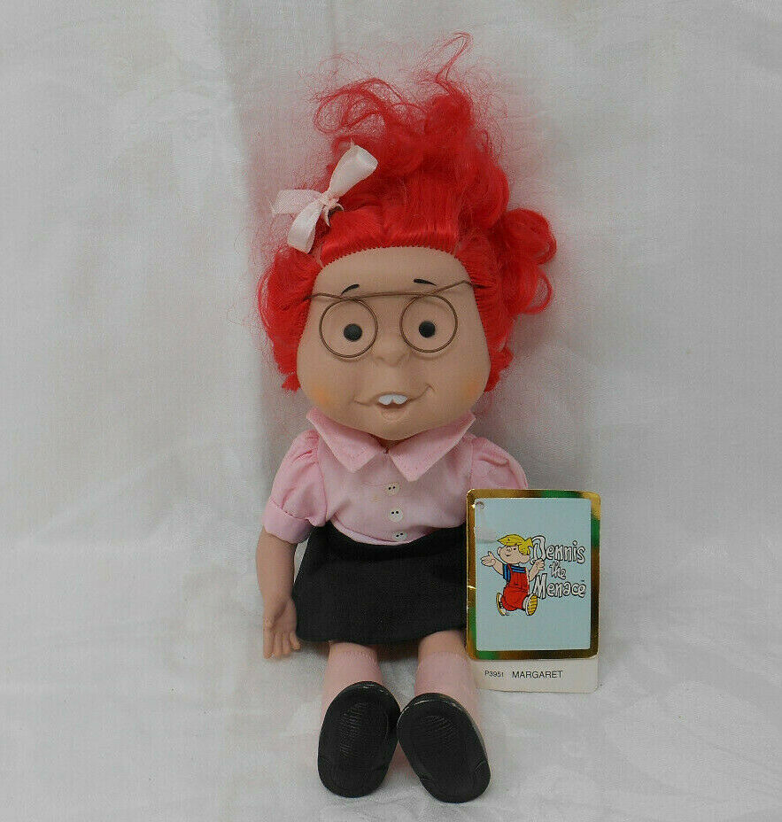 1987 Dennis The Menace Margaret Doll, Pre-owned With Tags, Benefits Charity
