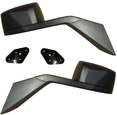 Volvo Truck Vn Vnl 630 670 730 780 Side Hood Mirror Pair Left And Right + Plates