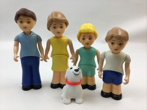 Little Tikes Place Dollhouse Family Dolls Figures Lot Mom Dad Brother Sister Dog