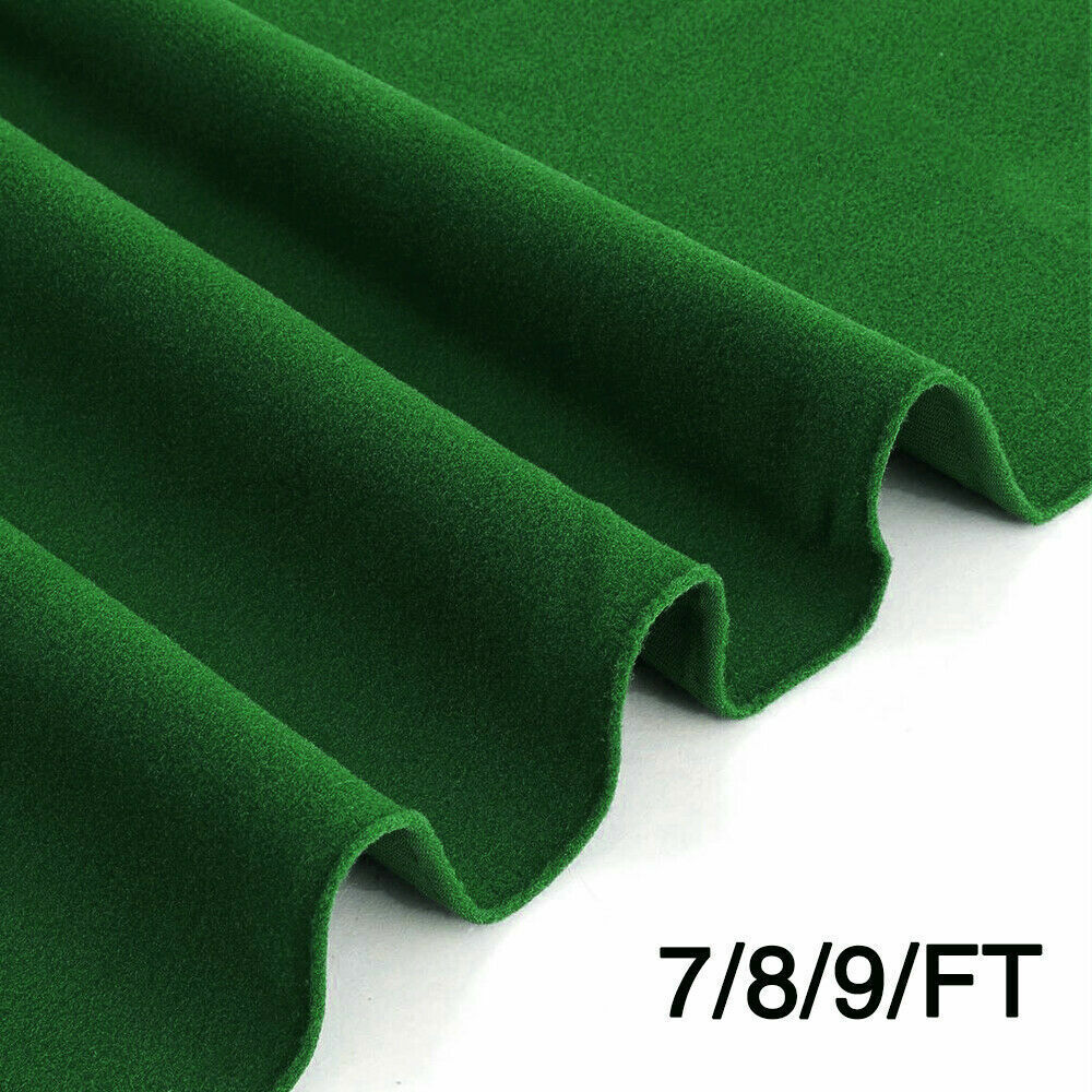 Pool Table Felt - Billiard Cloth - For 7 8 Feet Table Choose English Green