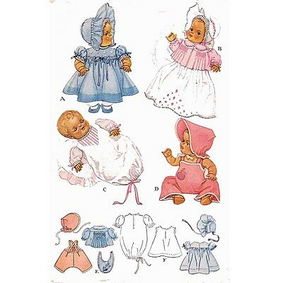 Vintage Doll Clothes Pattern 713 For 15 In Dy Dee Little Girl Doll By Effanbee