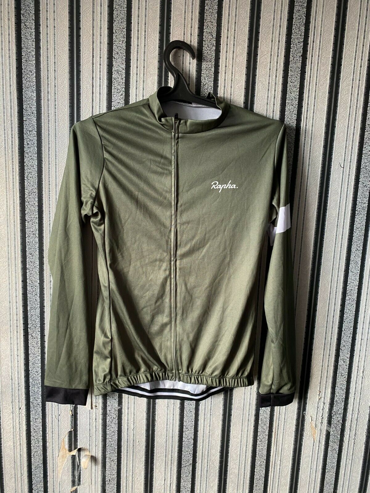 Rapha Pro Team Long Sleeve Jersey Dark Green Medium Replica Jacket