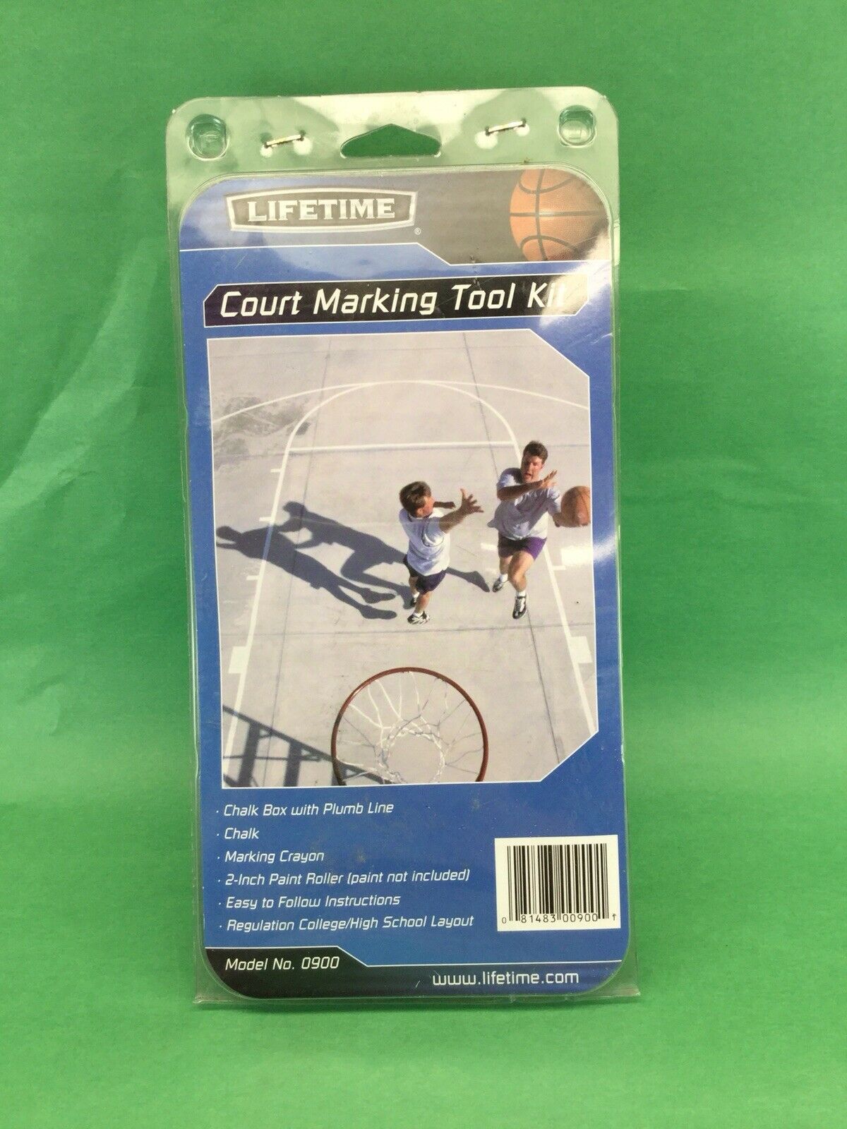 Lifetime Basketball Court Marking Kit Paint Roller Chalk Box Plumb Line 0900 New