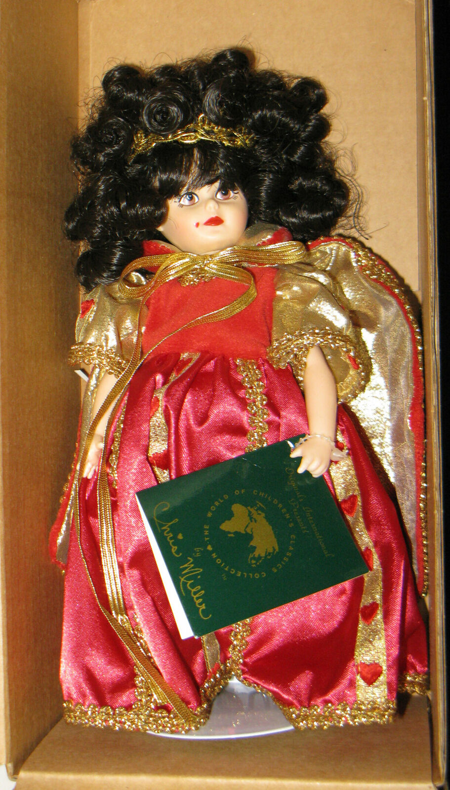 Pittsburgh Originals International Queen Of Hearts 9" Vinyl Doll Coa #1470