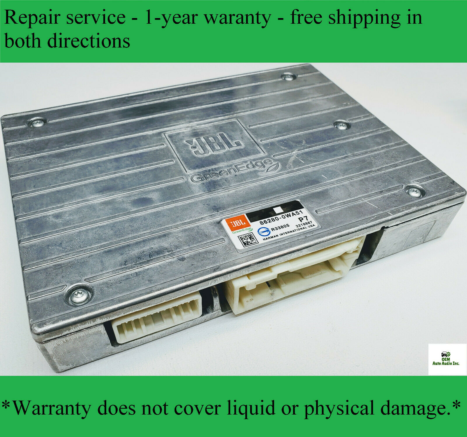 Repair Service 2000-2021 Toyota Jbl Amplifier 1 Yr Warranty Free Shipping 86280