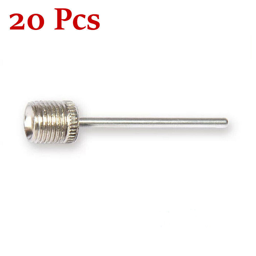 20pcs Sport Inflating Needle Pin Nozzle Football Basketball Soccer Ball Air Pump