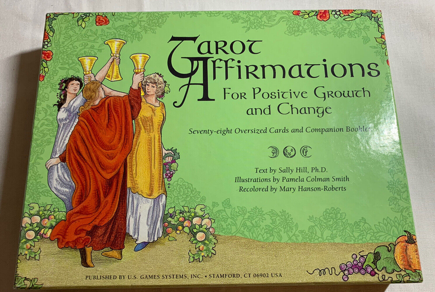 Tarot Affirmations By Sally Hill & Mary Hanson Roberts - Us Games 2001-near Mint